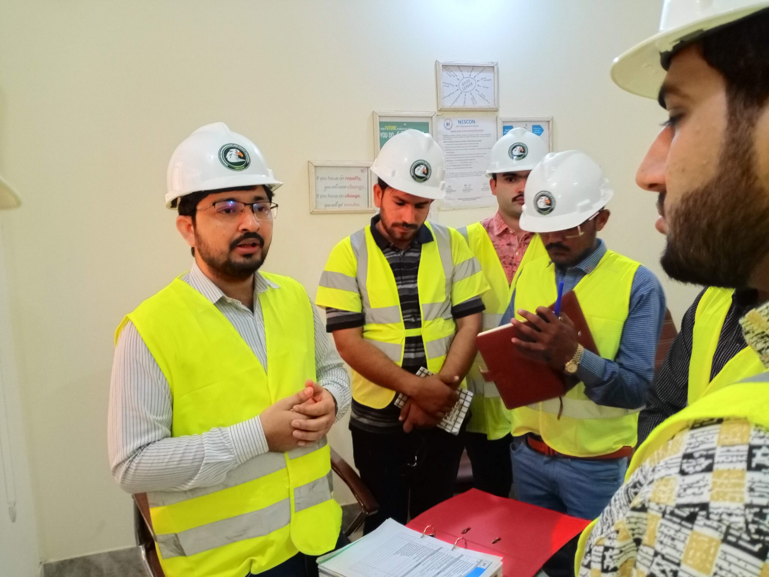 PESS occupational safety training activity