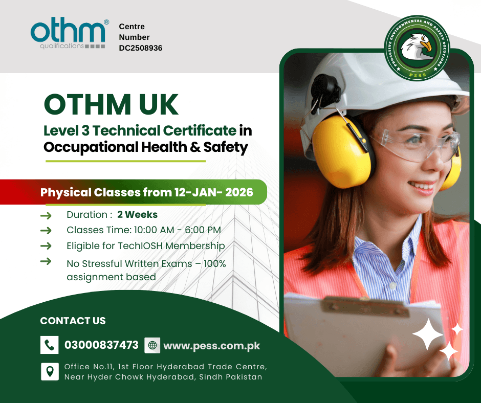 OTHM Level 3 Technical Certificate in Occupational Health and Safety