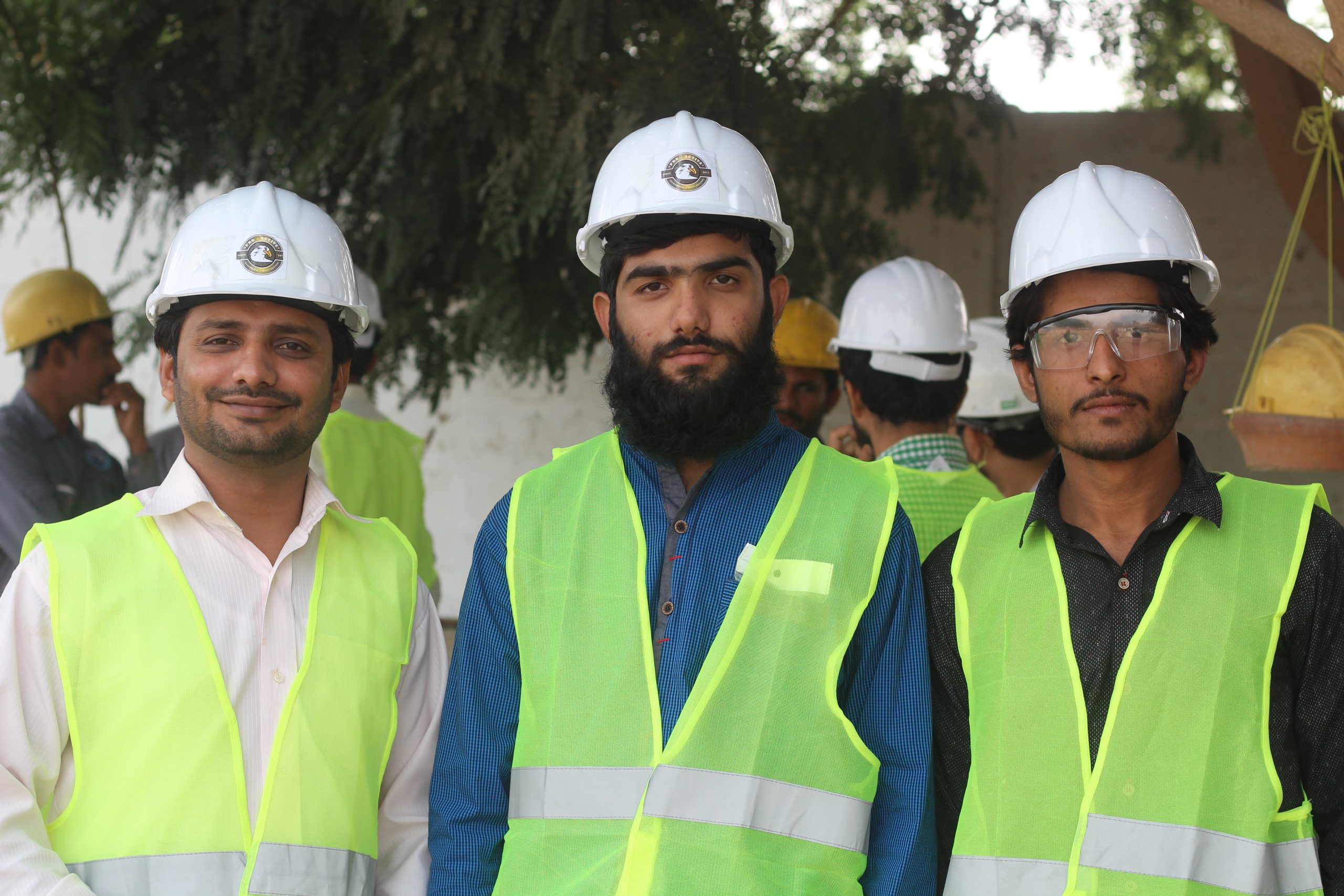 Safety professional completing workplace occupational health and safety activities